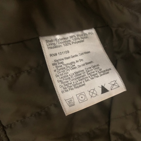 ⌈Cloudveil⌋ Green Wool Blouson Jacket - Picture 8 of 8